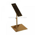 Poster Display Stand Stainless Steel Adjustable Shoes Display Stand Holder Supplier